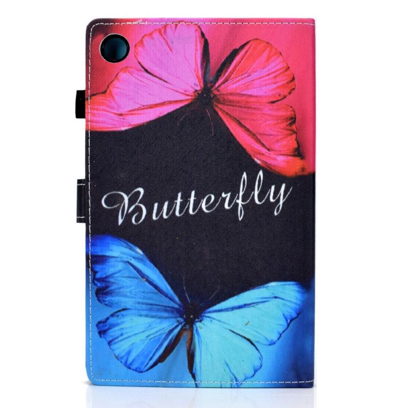 Flip Cover Læder for Huawei MatePad T 8 Butterflly