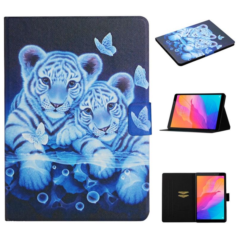 Flip Cover Læder Huawei MatePad T 8 Tigre