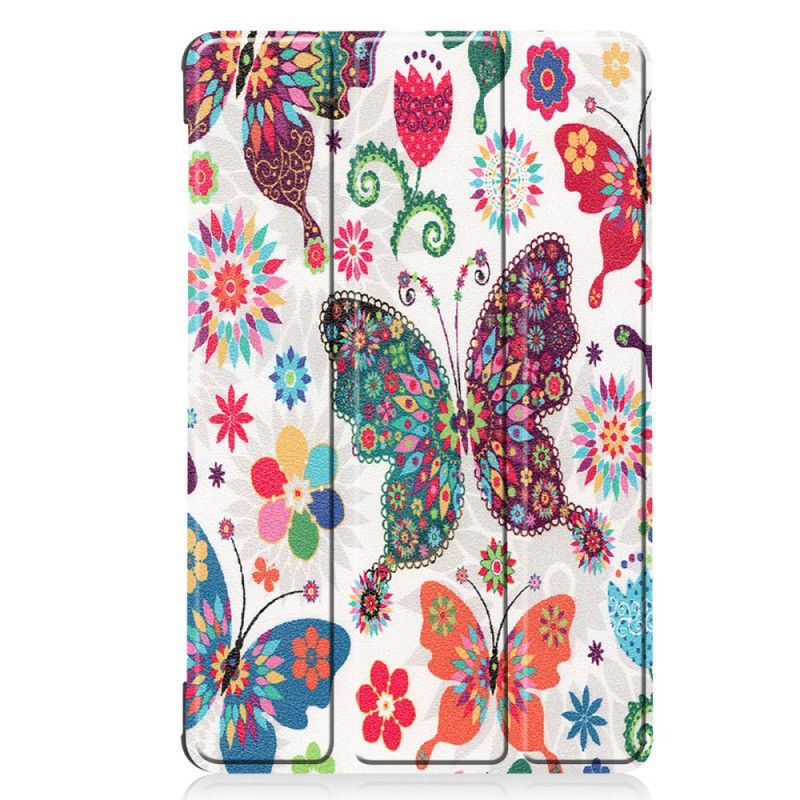 Smart Sag Huawei MatePad T 8 Retro Sommerfugle Og Blomster