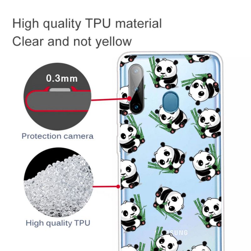 Cover for Samsung Galaxy M11 Top Sjove Pandaer