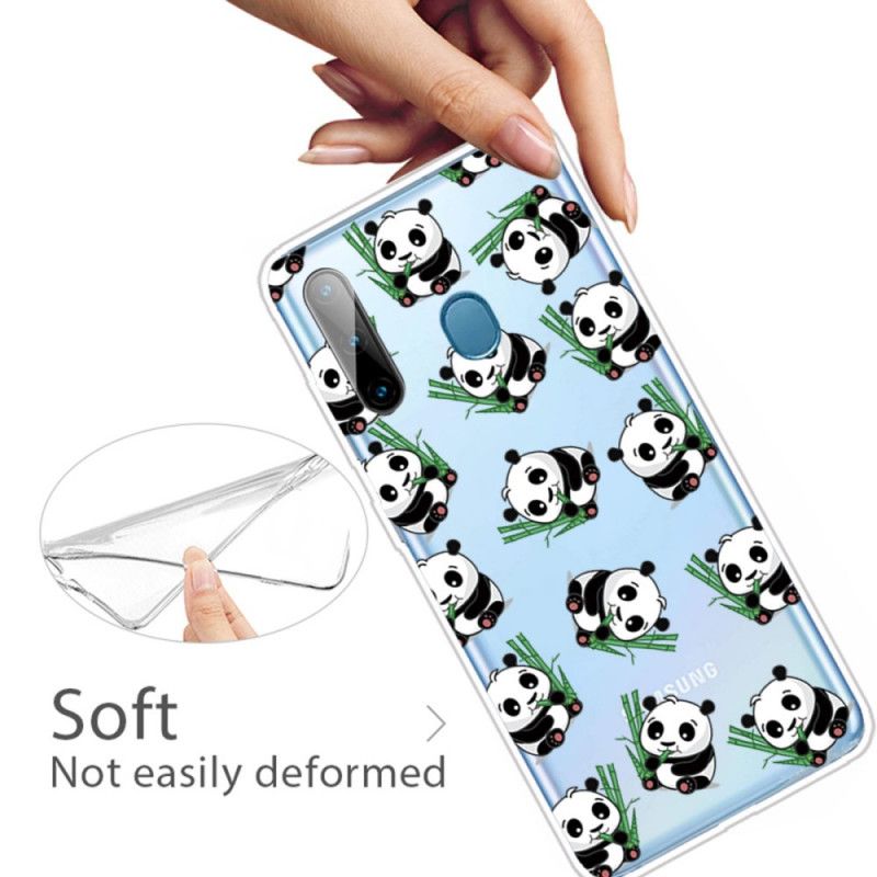 Cover for Samsung Galaxy M11 Top Sjove Pandaer