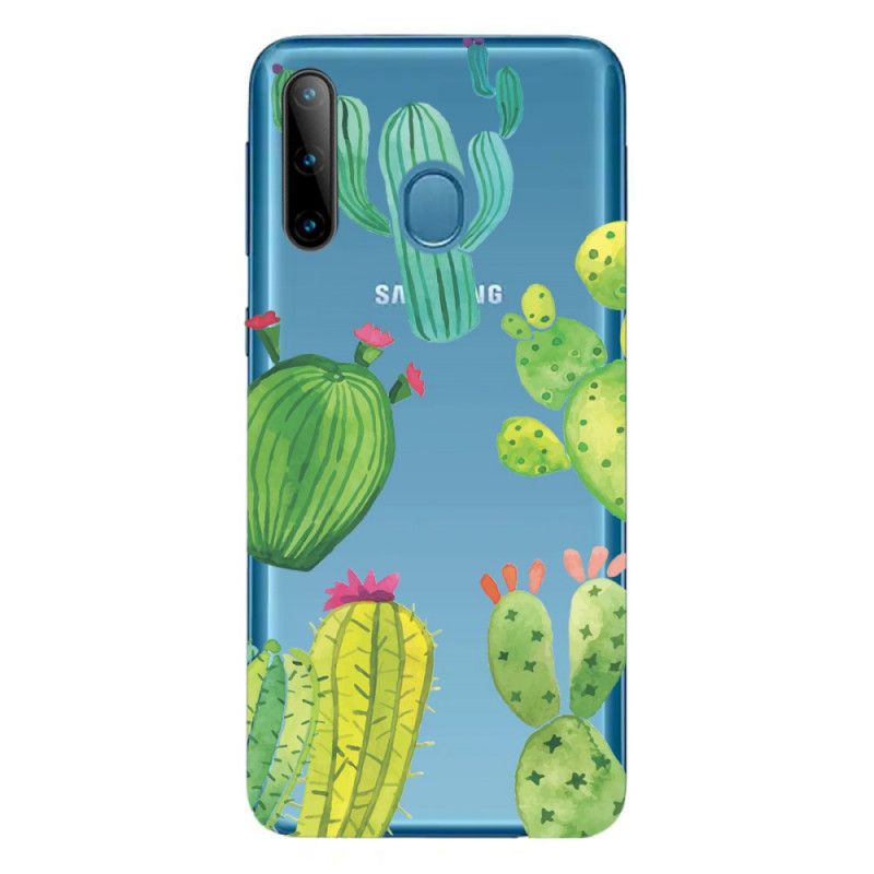 Cover Samsung Galaxy M11 Akvarelkaktus