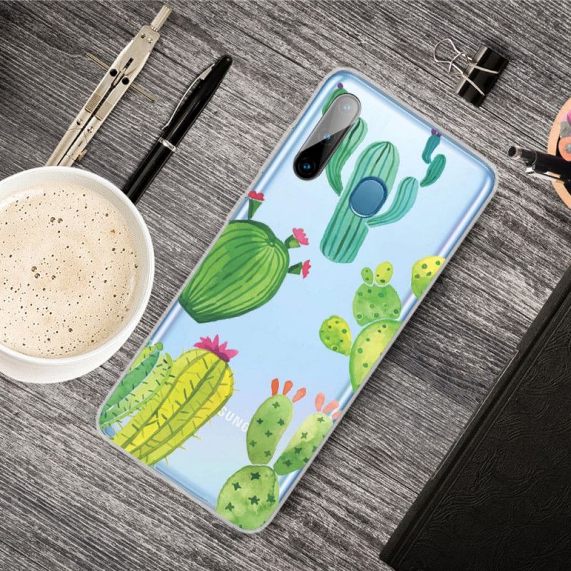 Cover Samsung Galaxy M11 Akvarelkaktus