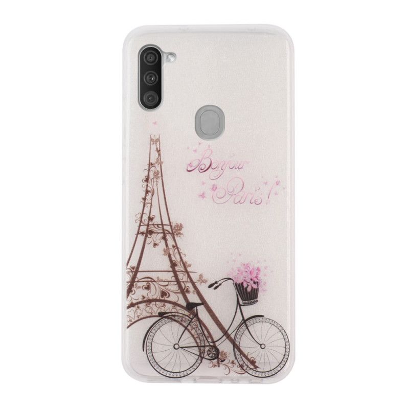 Cover Samsung Galaxy M11 Gennemsigtig Hej Paris Beskyttelse