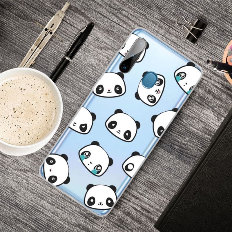 Cover Samsung Galaxy M11 Gennemsigtige Sentimentale Pandaer