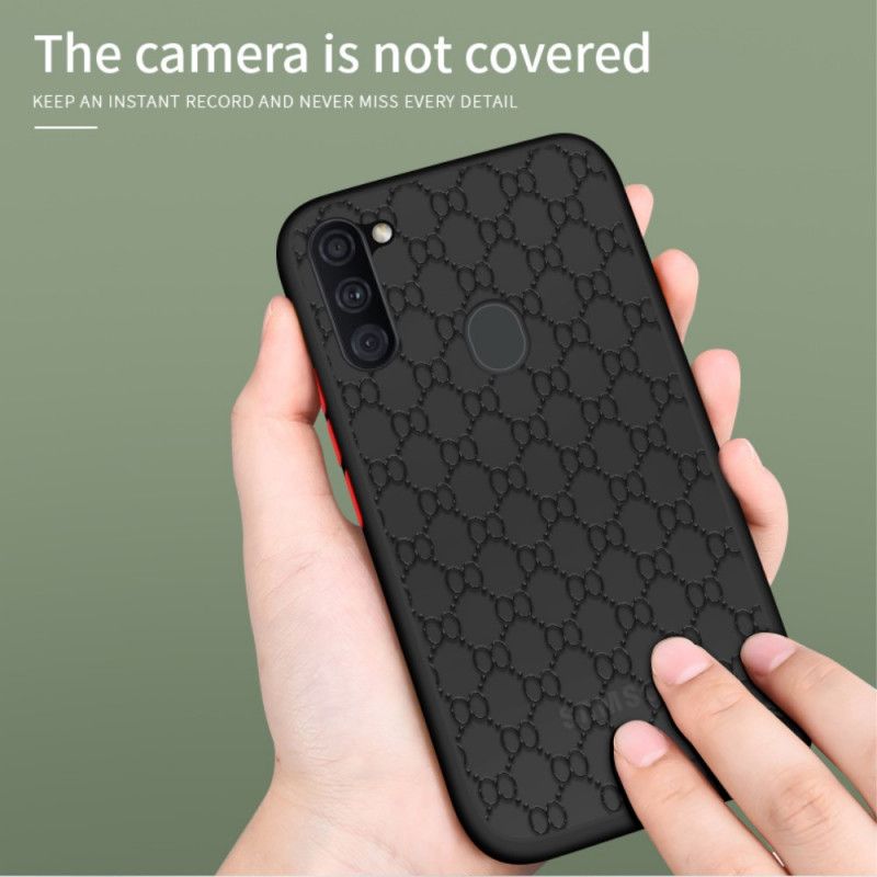 Cover Samsung Galaxy M11 Sort Mobilcover Fyrretræ Serie Ii Pinwuyo