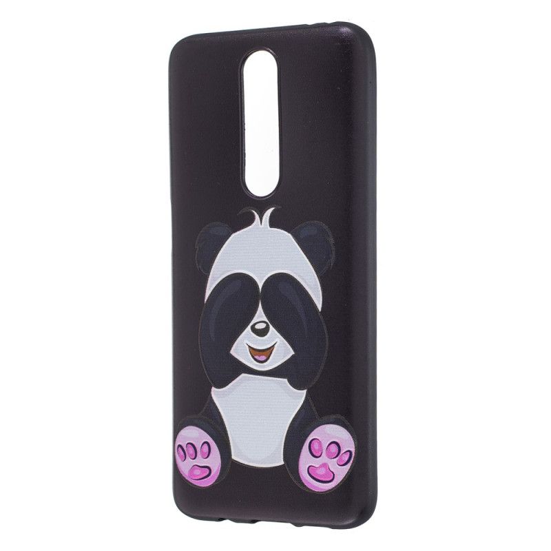 Cover for Xiaomi Redmi K30 Præget Sjov Panda