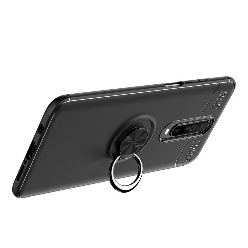 Cover for Xiaomi Redmi K30 Sort Roterende Ring