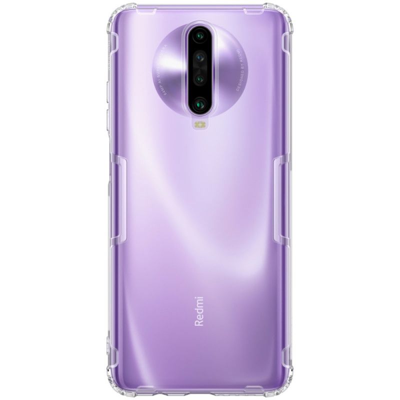 Cover Xiaomi Redmi K30 Grå Mobilcover Forstærket Gennemsigtig Nillkin