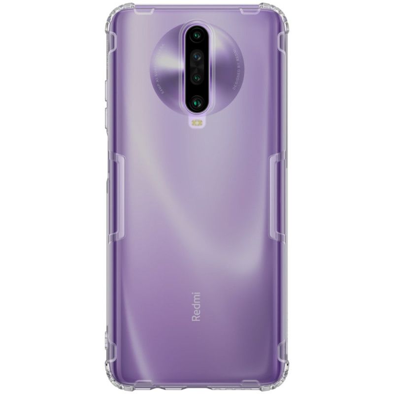 Cover Xiaomi Redmi K30 Grå Mobilcover Forstærket Gennemsigtig Nillkin