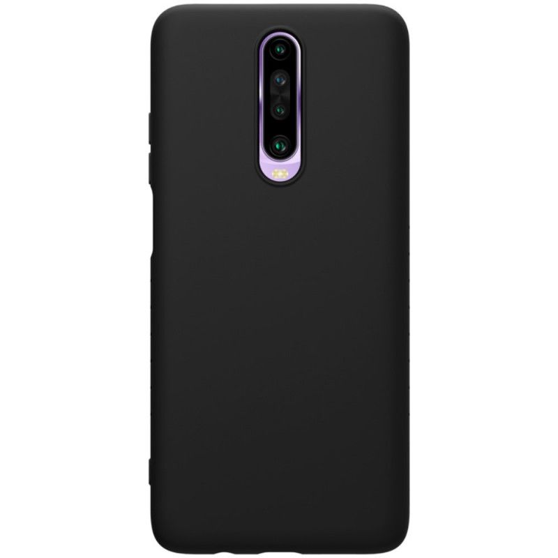 Cover Xiaomi Redmi K30 Sort Nillkin Gummi Beskyttelse