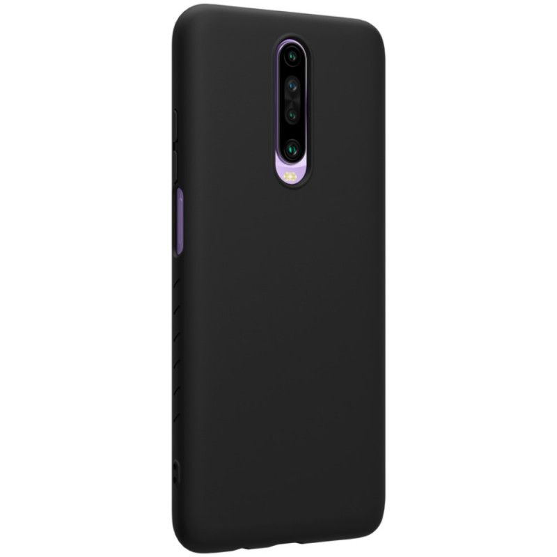 Cover Xiaomi Redmi K30 Sort Nillkin Gummi Beskyttelse