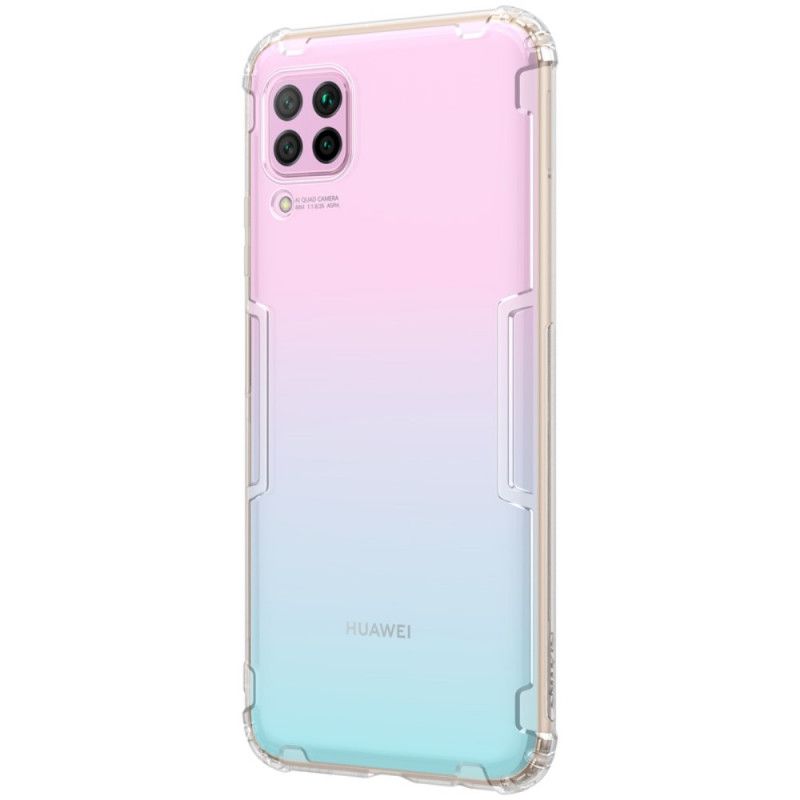 Cover for Huawei P40 Lite Grå Forstærket Gennemsigtig Nillkin