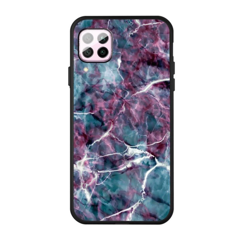 Cover for Huawei P40 Lite Lilla Marmor