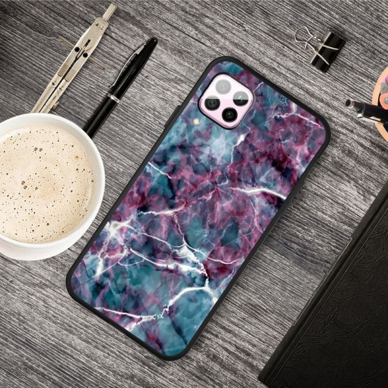 Cover for Huawei P40 Lite Lilla Marmor