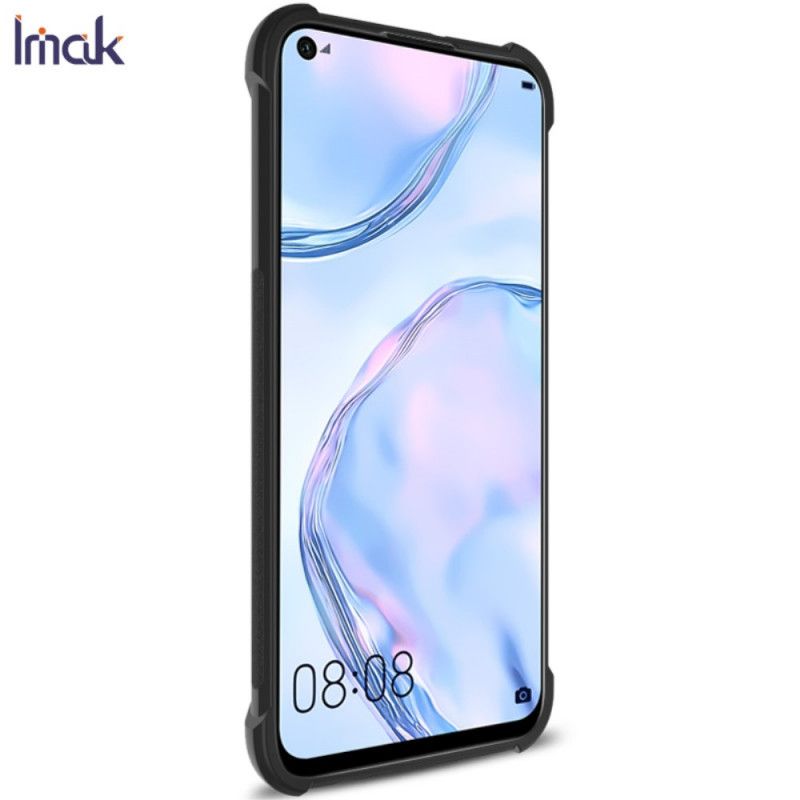 Cover for Huawei P40 Lite Sort Fleksibel Silikone Imak