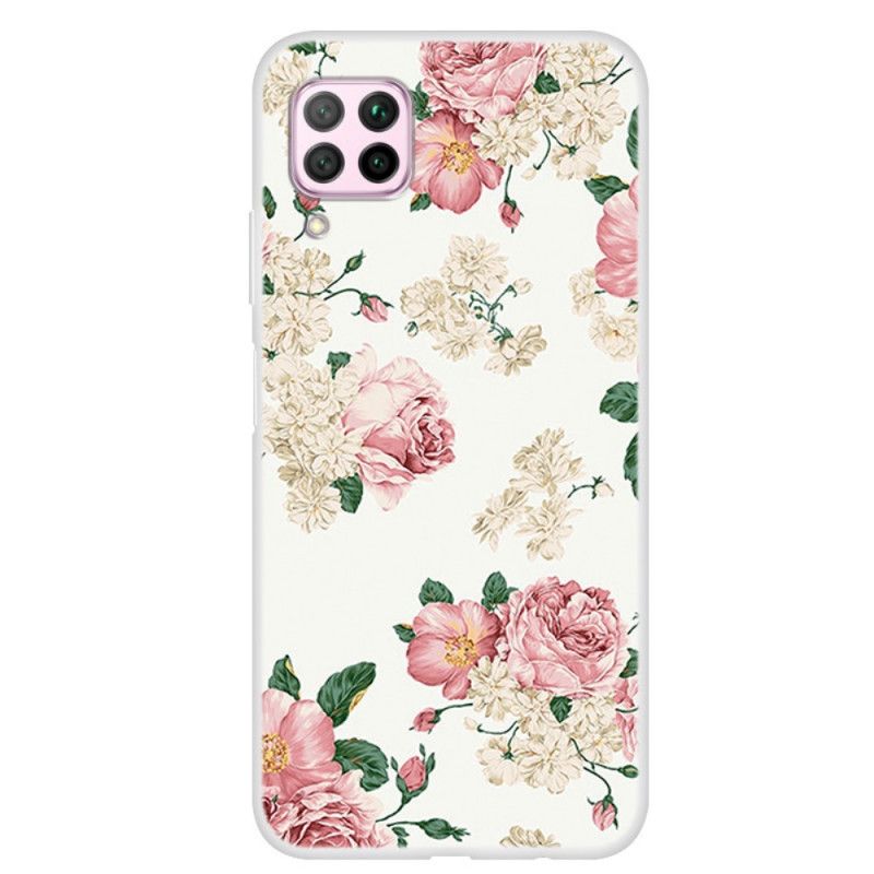 Cover Huawei P40 Lite Frihedsblomster Beskyttelse