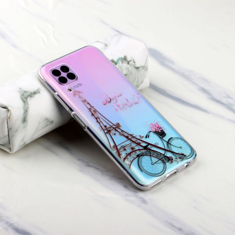 Cover Huawei P40 Lite Gennemsigtig Hej Paris