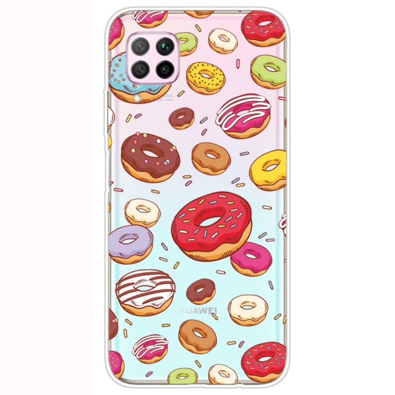 Cover Huawei P40 Lite Mobilcover Elskede Donuts