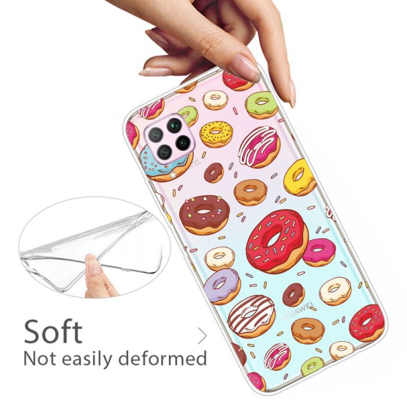 Cover Huawei P40 Lite Mobilcover Elskede Donuts