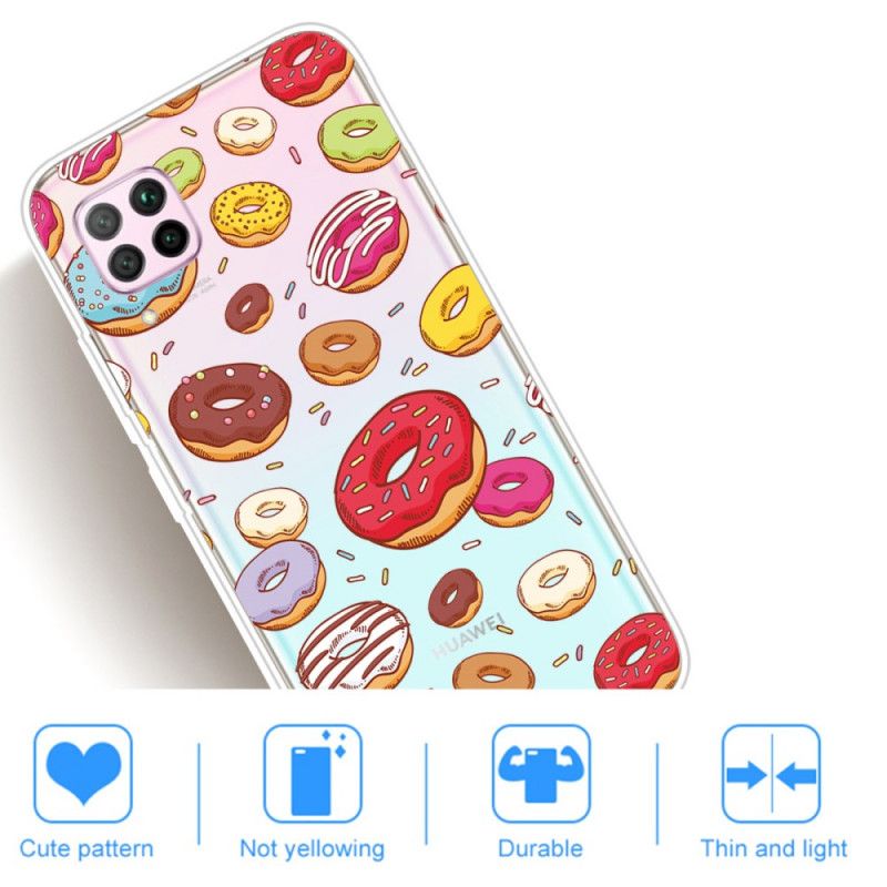 Cover Huawei P40 Lite Mobilcover Elskede Donuts