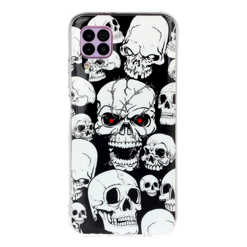 Cover Huawei P40 Lite Opmærksomhed Fluorescerende Kranier