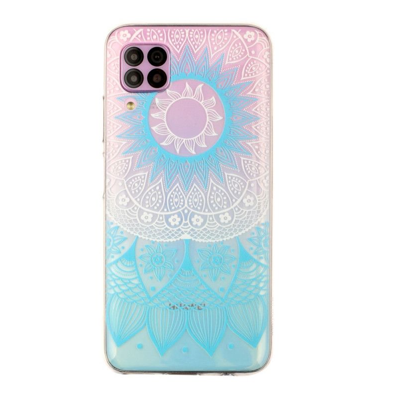 Cover Huawei P40 Lite Pink Gennemsigtig Farverig Mandala