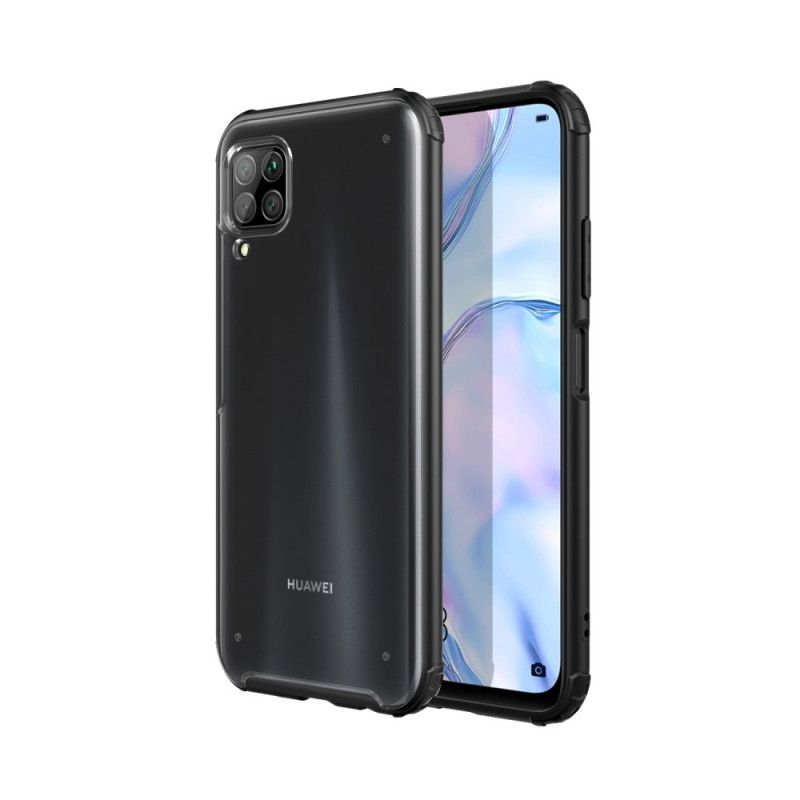 Cover Huawei P40 Lite Sort Hybrid Silikonefælgdesign Beskyttelse