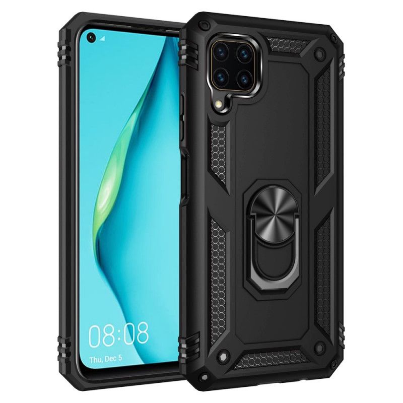 Cover Huawei P40 Lite Sort Premium Ring Beskyttelse