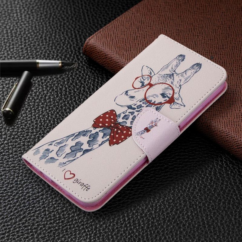 Flip Cover Huawei P40 Lite Mobilcover Nørd Giraf