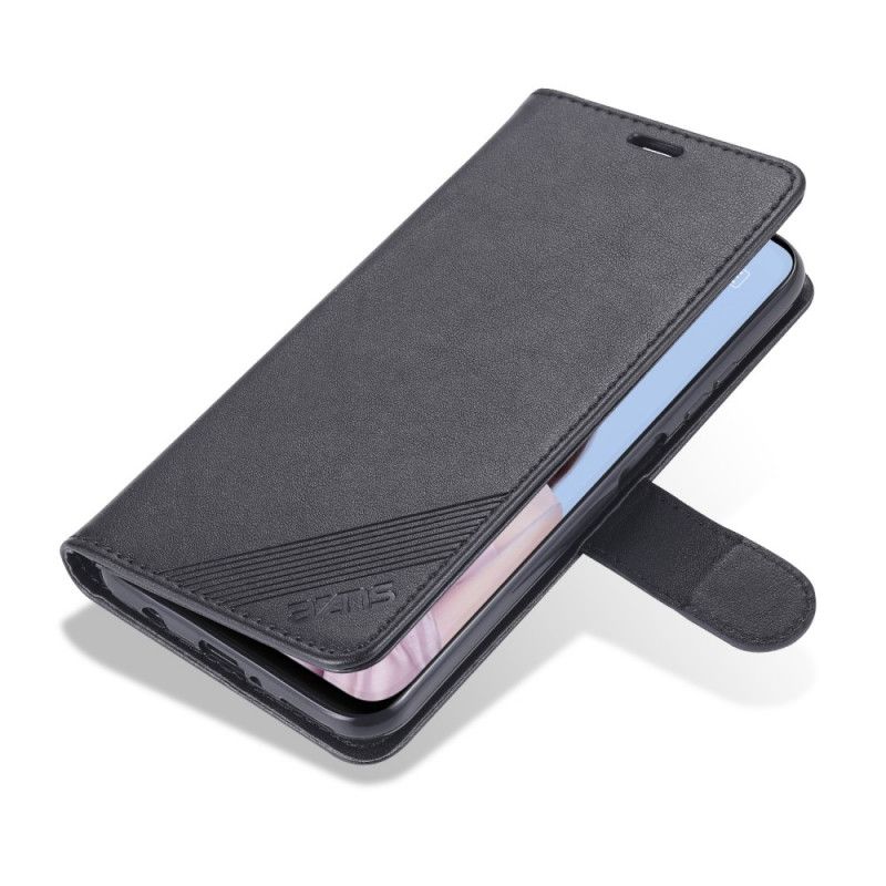 Flip Cover Huawei P40 Lite Sort Azns Imiteret Læder