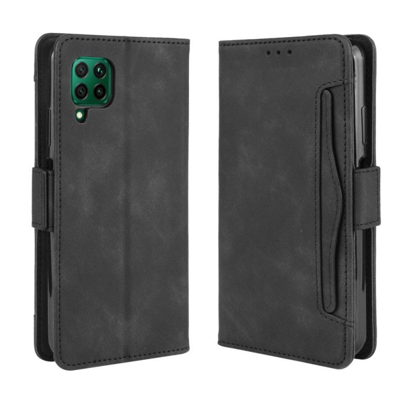 Flip Cover Læder for Huawei P40 Lite Sort Førsteklasses Multikort