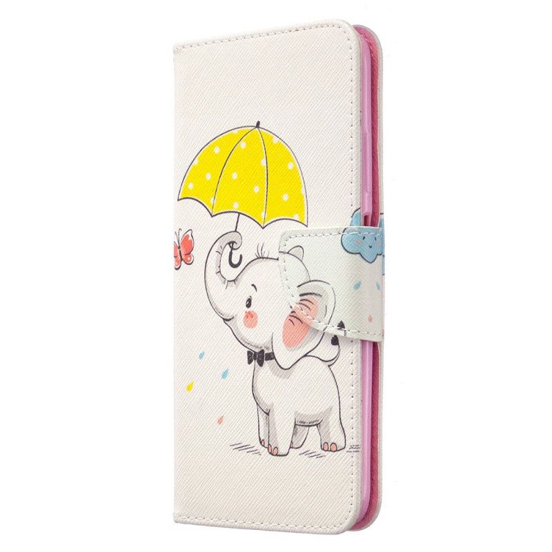 Flip Cover Læder Huawei P40 Lite Elefant Original