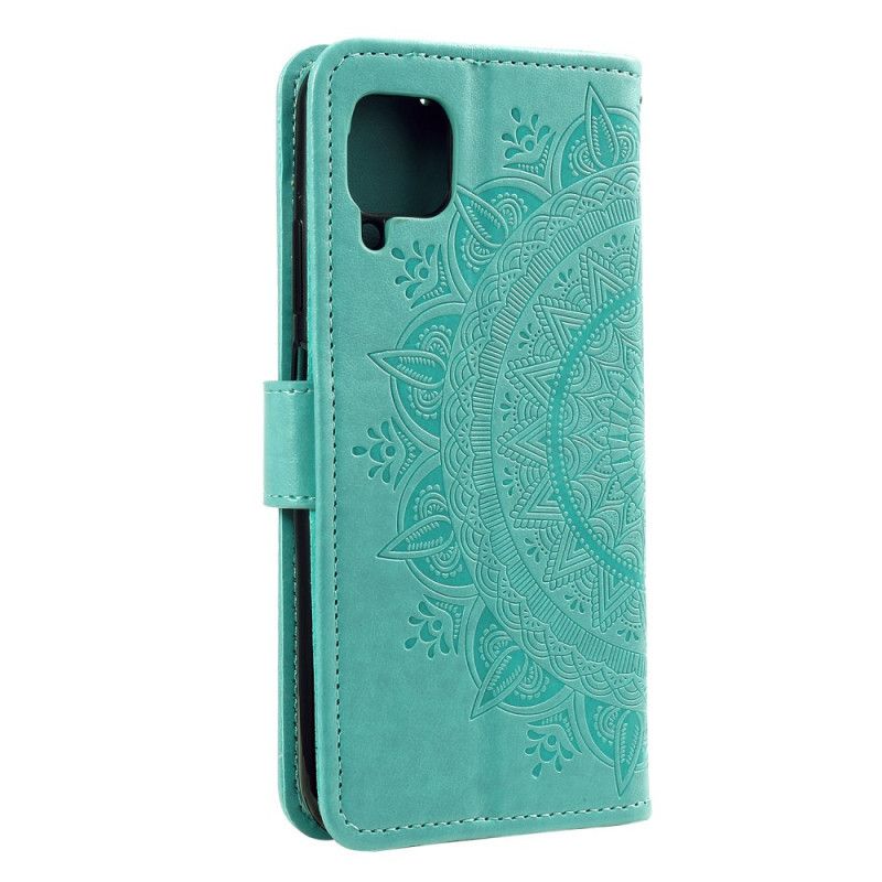 Flip Cover Læder Huawei P40 Lite Grå Solmandala