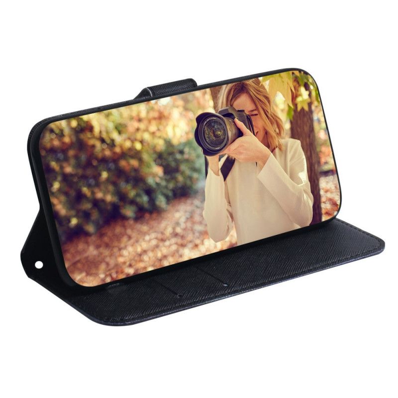 Flip Cover Læder Huawei P40 Lite Panda Ansigt