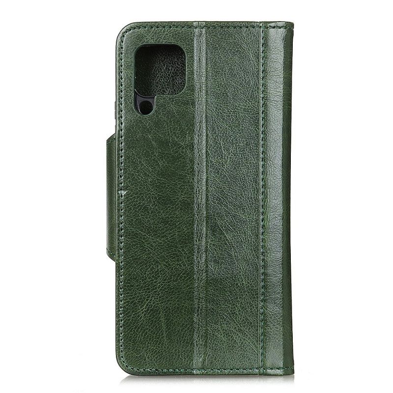 Flip Cover Læder Huawei P40 Lite Sort Retro Faux Læder Metal Lås