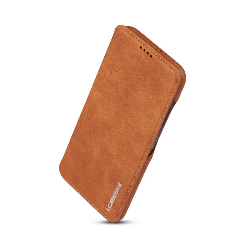 Læder Cover for Huawei P40 Lite Rød Lc.Imeeke Lædereffekt