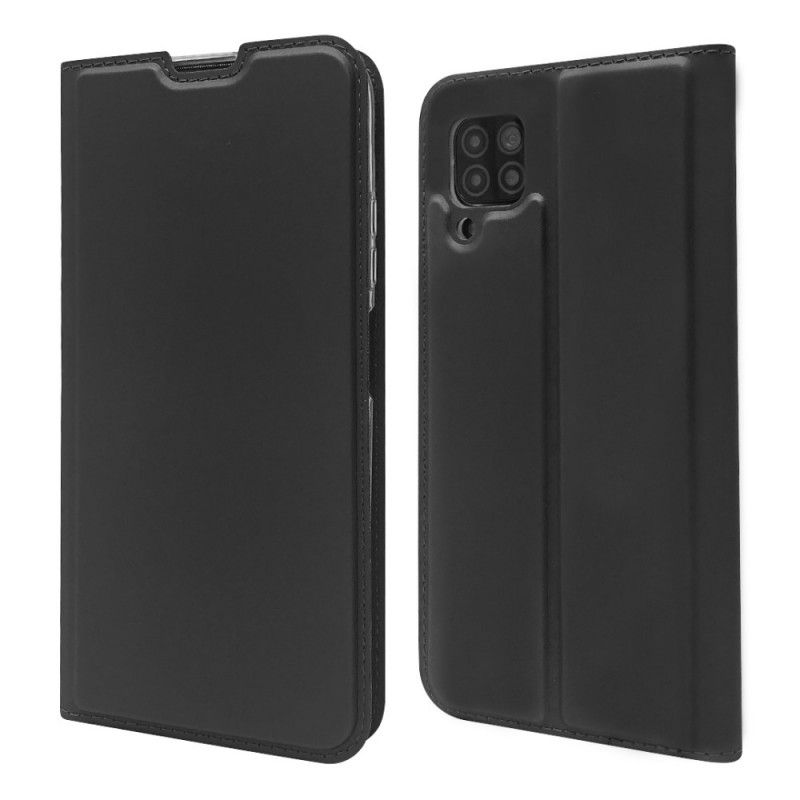 Læder Cover Huawei P40 Lite Sort Magnetisk Lås