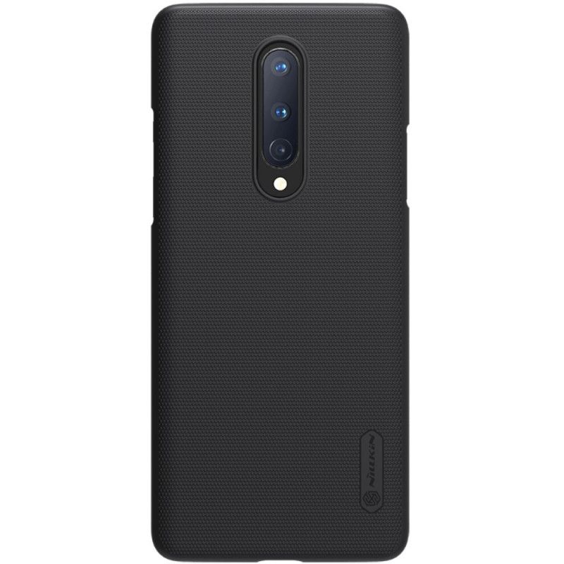 Cover for OnePlus 8 Sort Stiv Frostet Nillkin