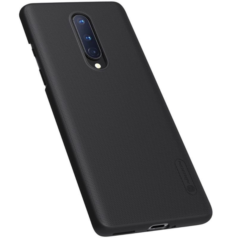 Cover for OnePlus 8 Sort Stiv Frostet Nillkin