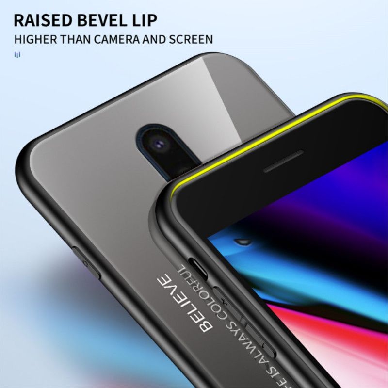 Cover OnePlus 8 Grå Hej Hærdet Glas