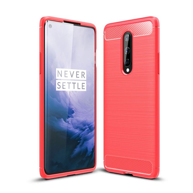 Cover OnePlus 8 Sort Børstet Kulfiber