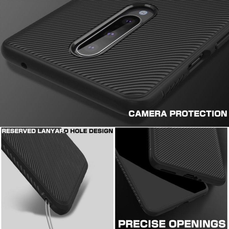 Cover OnePlus 8 Sort Jazzserie Twill