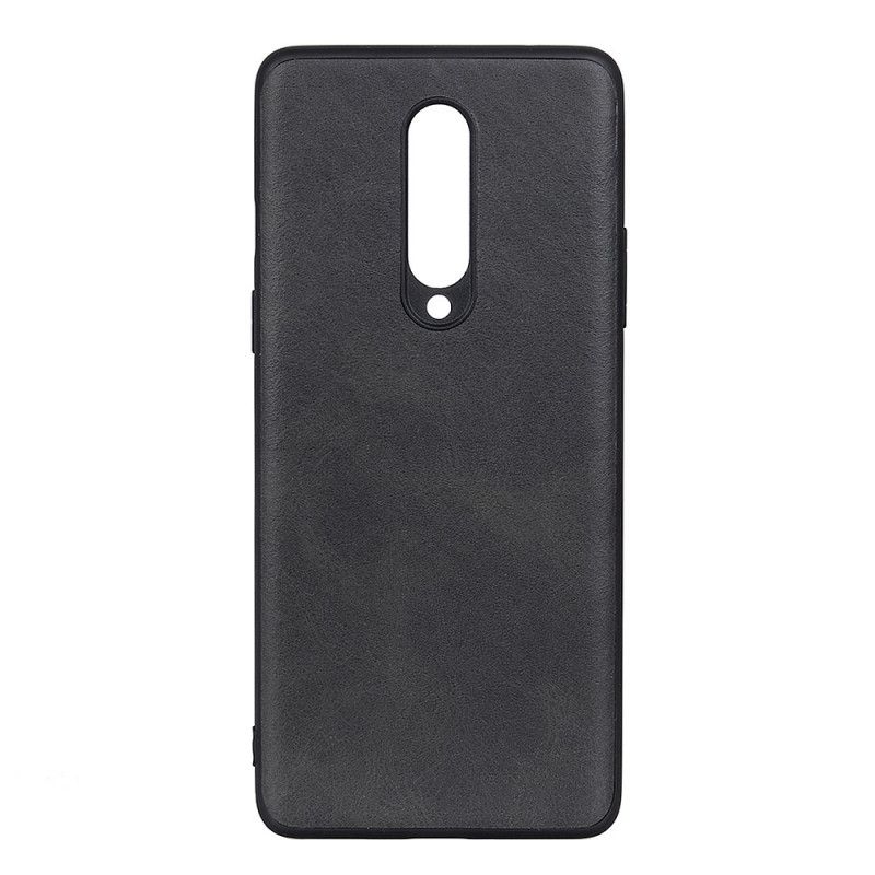 Cover OnePlus 8 Sort Mobilcover Premium Lædereffekt