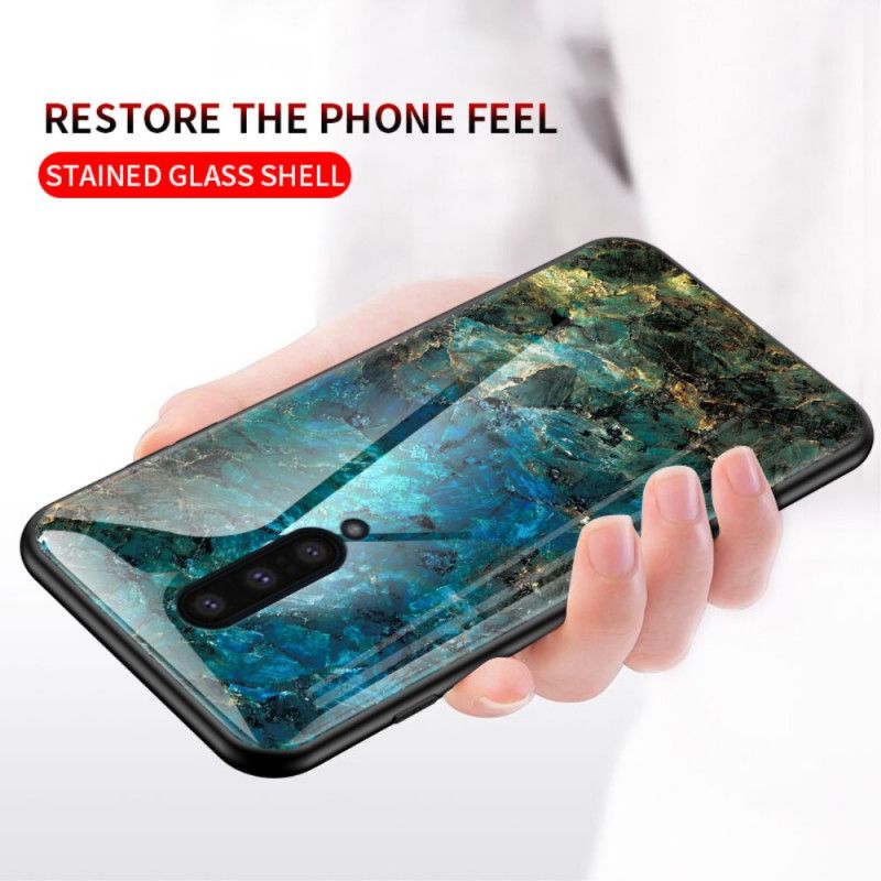 Cover OnePlus 8 Sort Premumfarver I Hærdet Glas