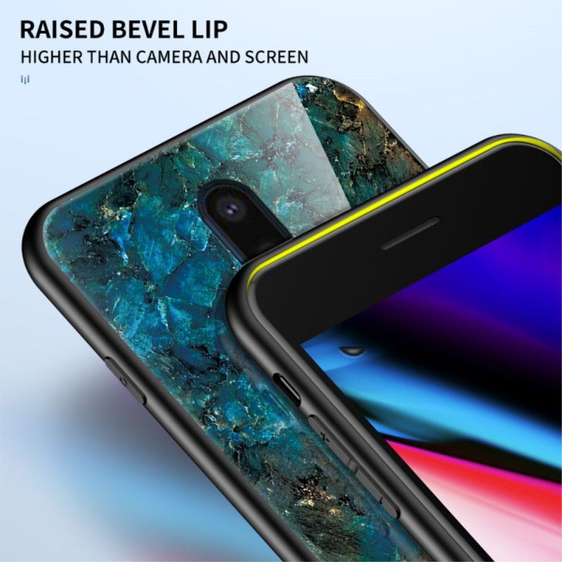 Cover OnePlus 8 Sort Premumfarver I Hærdet Glas