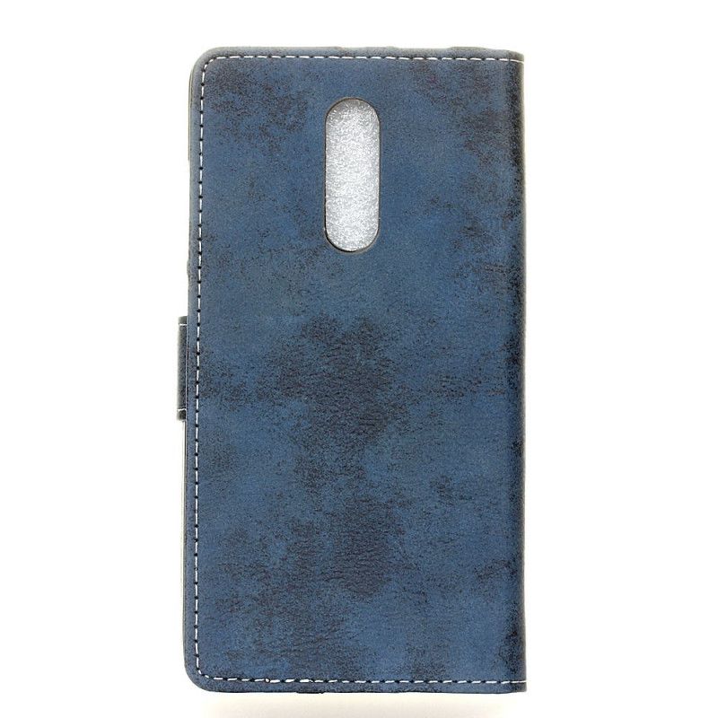 Flip Cover Læder for OnePlus 8 Grå Vintage Lædereffekt