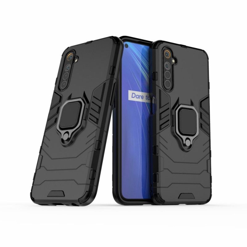 Cover for Realme 6 Sort Resistent Ring