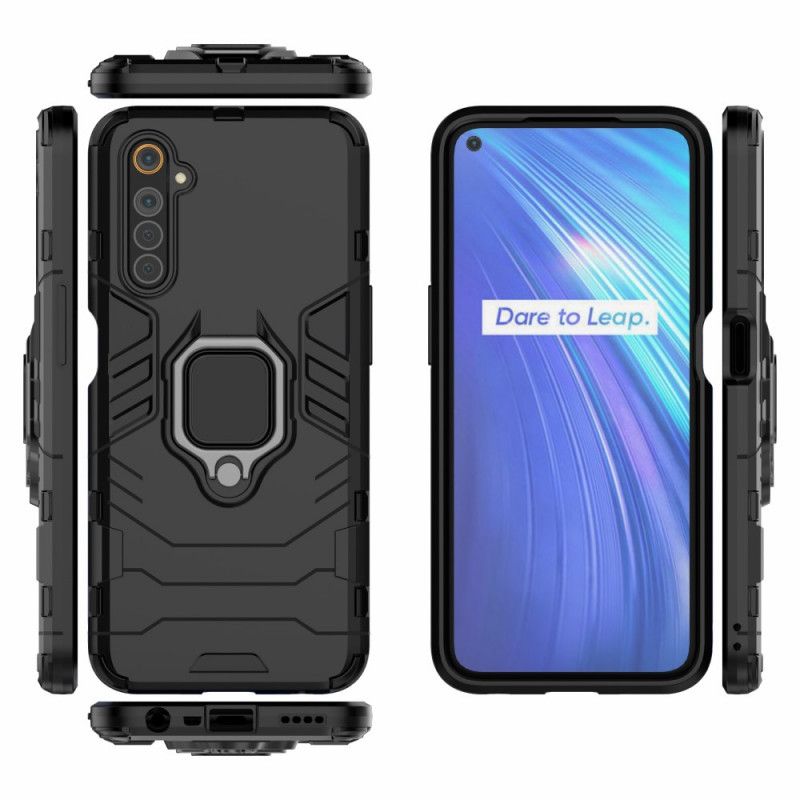 Cover for Realme 6 Sort Resistent Ring