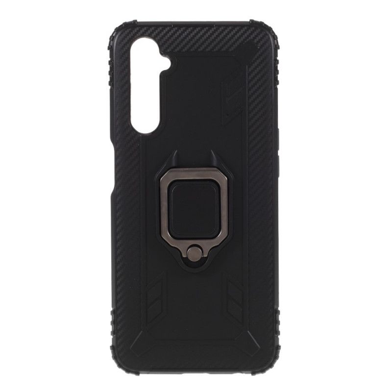 Cover Realme 6 Sort Ring Og Kulfiber